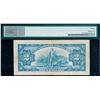 Image 2 : 1935 $2 BC-4 #F661387 French PMG Very Fine-20
