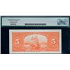 Image 2 : 1935 $5 BC-5 #A914338, Legacy Choice About Uncirculated-58PPQ.  A bright example.