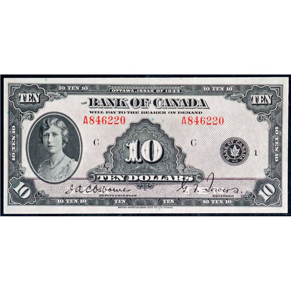 1935 $10 BC-7 #A846220, Legacy Gem Uncirculated-65PPQ.   This is a pristine issue with great eye app