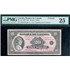 Image 3 : 1935 $20 BC-10 #F010744, PMG Choice Very Fine-25.  Rare "French Text"