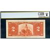 Image 4 : 1937 $1 BC-21a, $2 BC-22a, $10 BC-24a. Lot of 3 notes certified Choice Very Fine-30 to Choice Very F