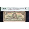 Image 1 : 1937 $1 BC-21b #J/A0002730 PMG Fine-12 - A very scarce prefix.