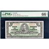 Image 1 : 1937 $1 BC-21d #M/N1571843 PMG Superb Gem Uncirculated-66EPQ
