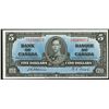 Image 1 : 1937 $5 BC-23a #AC8209073, PMG Choice Uncirculated-64EPQ.  Rare Osborne-Towers signatures.  This is 