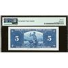 Image 2 : 1937 $5 BC-23a #AC8209073, PMG Choice Uncirculated-64EPQ.  Rare Osborne-Towers signatures.  This is 