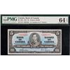 Image 1 : 1937 $5 BC-23b #D/C3691055 PMG Choice Uncirculated-64EPQ