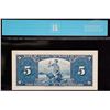 Image 2 : 1937 $5 BC-23b #T/C3440197 CCCS Gem Uncirculated-65