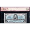 Image 4 : 1937 $5 BC-23b. Lot of 7 consecutive notes BCS Choice Very Fine-35 to About Uncirculated-50