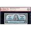 Image 6 : 1937 $5 BC-23b. Lot of 7 consecutive notes BCS Choice Very Fine-35 to About Uncirculated-50
