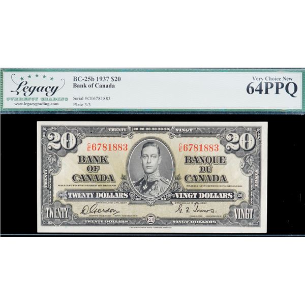 1937 $20 BC-25b #C/E6781883 Legacy Choice Uncirculated-64PPQ