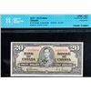 Image 1 : 1937 $20 BC-25b #H/E0165636 CCCS Choice Uncirculated-63
