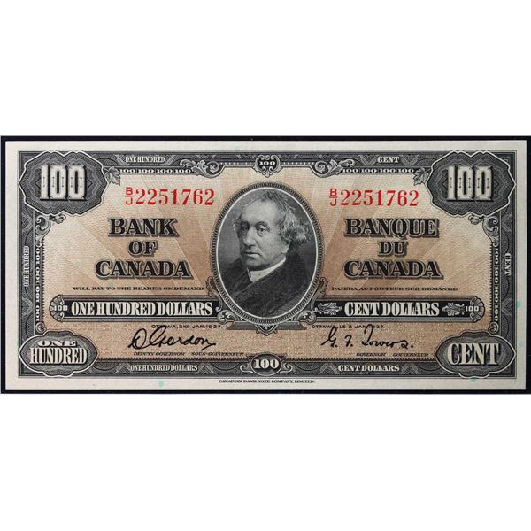 1937 $100 BC-27b #B/J2251762 Legacy Superb Gem Uncirculated-66PPQ.  This is a pristine issue with gr
