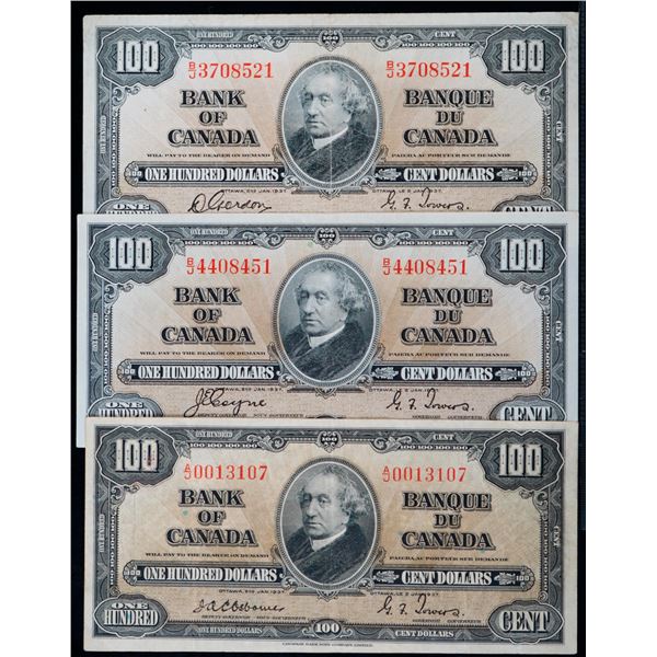 1954 Devil's Face set! $1-$100 -  BC-29b, 30b, 31b, 32b, 33b, 34b,35b.  All 6 notes with Beattie-Coy