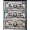 Image 1 : 1954 Devil's Face set! $1-$100 -  BC-29b, 30b, 31b, 32b, 33b, 34b,35b.  All 6 notes with Beattie-Coy
