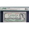 Image 2 : 1954 $1 BC-29bA #*A/A0017314 PMG Choice Uncirculated-64EPQ.   This is a pristine issue with great ey