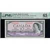 Image 1 : 1954 $10 BC-32a #B/D5123944 PMG Gem Uncirculated-65