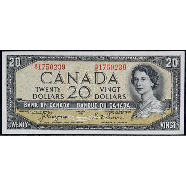 1954 $20 BC-33a #B/E1750239. Legacy Superb Gem Mint State-67PPQ