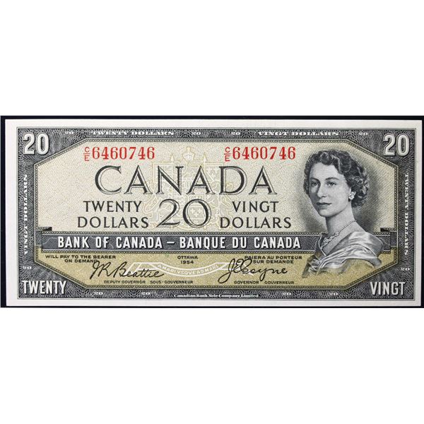 1954 $20 BC-33b #C/E6460746  Legacy Very Choice Uncirculated-64PPQ. Devil's face