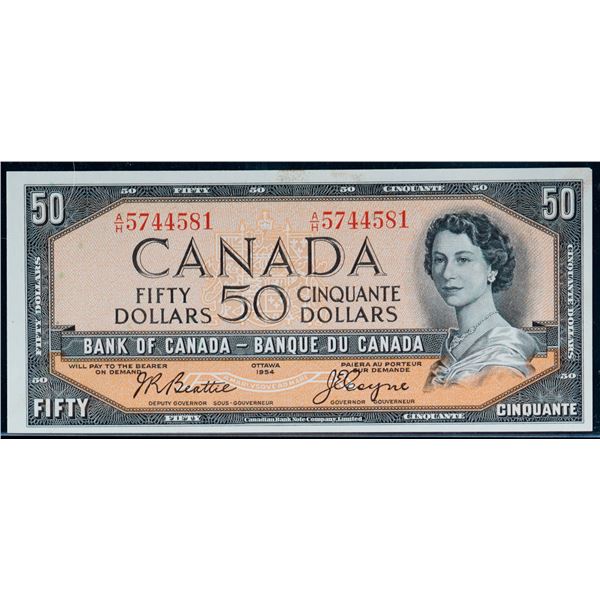 1954 $50 BC-34b #A/H5744581 Choice Uncirculated or better.