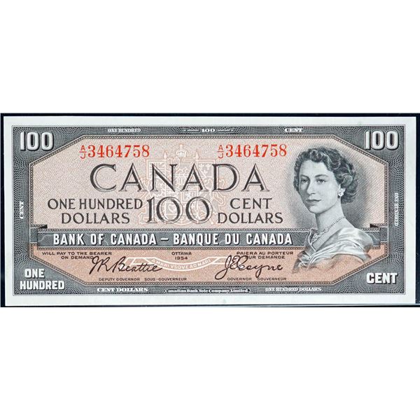 1954 $100 BC-43a #AJ3464758, Legacy Superb Gem Uncirculated-66PPQ.