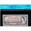 Image 1 : 1954 $1000 BC-44a #A/K00333733 CCCS Uncirculated-60.   Scarce Beattie-Coyne signatures.