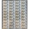 Image 1 : Uncut Sheet; 1973 $1 BC-46bA #EAX "Rare Sheet Replacement" 10 X 4 -CBN- 40 notes Uncirculated