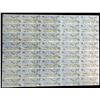 Image 1 : Uncut Sheet; 1989 $10 BC-57c #BEH  5 X 8 -BABN- 40 notes Uncirculated