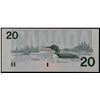 Image 1 : Essay Note;  1991 $20 BC-58b - Polymer DuraNote Specimen (Punched) example w/Full Print.  UNC exampl