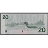 Image 2 : Essay Note;  1991 $20 BC-58b - Polymer DuraNote Specimen (Punched) example w/o Full Print.  EF examp