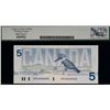 Image 2 : Solid;  1986 $5 BC-56c #GPG4444444, Legacy Gem Uncirculated-65PPQ