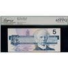 Image 3 : Solid;  1986 $5 BC-56c #GPG4444444, Legacy Gem Uncirculated-65PPQ