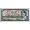 Image 1 : Error; 1954 $20 BC-33b-E9-ii #D/E98400497  BCS Choice About Uncirculated-58 Original.  Misplaced sig