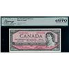 Image 2 : Error; 1954 $1000 #A\K1111252 Legacy Gem Uncirculated-65PPQ - "Ink smear on face".  Errors on high d