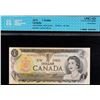 Image 3 : Error; 1973 $1 BC-46a #MY47722156 CCCS Choice Uncirculated-63 - Offset back