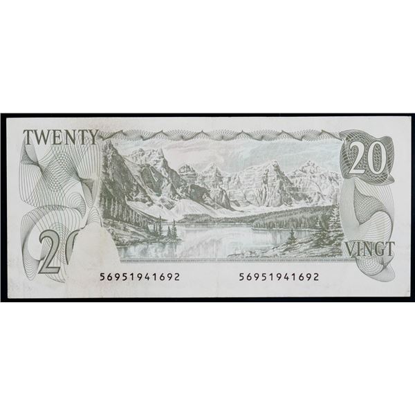 Error; 1979 $20 BC-54c-i #56951941692 Legacy Currency Grading Extra Fine-40 "Obstructed Printing on 