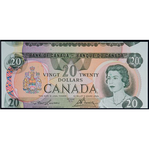 Error; 1979 $20 BC-54a #50138661534, Crisp AU Off Cut example.