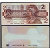 Image 1 : Double Error; 1986 $2 BC-55b #EBK7738983 Legacy Choice Extra Fine-45. Face printing on back (100% Of