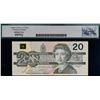 Image 2 : Error; 1991 $20 BC-58b #EVH3862962 Legacy Choice About Uncirculated-55PPQ.  Full offset printing on 