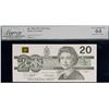 Image 3 : Error Note;  1991 $20 BC-58d #EWJ4585157 Legacy Choice Uncirculated-64.  Missing back Printing.  Maj