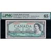 Image 3 : Low Number; 1954 $1 BC-37b #P/M0000010 PMG Gem Uncirculated-65