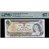 Image 3 : Low Numbers; 1973 $1 BC-46b #BCH0000051 to 0000055. All 5 notes PMG Superb Gem Uncirculated-66PPQ to