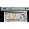 Image 3 : Low Numbers; 1973 $1 BC-46b #BCH0000061 to 0000065. All 5 notes PMG Superb Gem Uncirculated-67PPQ.