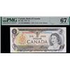 Image 4 : Low Numbers; 1973 $1 BC-46b #BCH0000061 to 0000065. All 5 notes PMG Superb Gem Uncirculated-67PPQ.