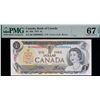 Image 1 : Low Numbers; 1973 $1 BC-46b #BCH0000066 to 0000070. All 5 notes PMG Superb Gem Uncirculated-67PPQ.