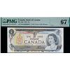 Image 1 : Low Numbers; 1973 $1 BC-46b #BCH0000081 to 0000085. All 5 notes PMG Gem Uncirculated-65PPQ to 67PPQ.