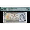 Image 4 : Low Numbers; 1973 $1 BC-46b #BCH0000091 to 0000095. All 5 notes PMG Gem Uncirculated-65PPQ.