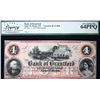 Image 2 : The Bank of Brantford; 1859 $4 CH-40-12-06R #  Legacy Choice Uncirculated-64PPQ