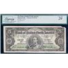 Image 2 : The Bank of British of North America 1911 $5 #0607201 CH-55-24-04 Legacy Very Fine-20 Missing UR cor