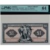 Image 2 : The Canadian Bank of Commerce;  1921 $1 CH-75-24-02P, PMG Very Choice Uncirculated-64.