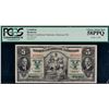 Image 1 : Banque Canadienne Nationale 1935 $5 CH-85-14-02 #452883 PCGS Choice About Uncirculated-58PPQ
